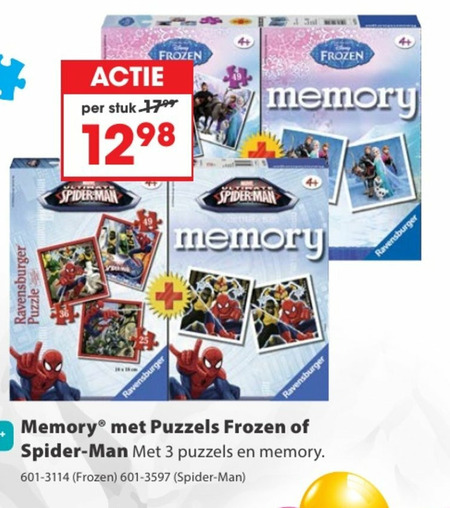 Ravensburger   legpuzzel, geheugenspelletjes voor kinderen folder aanbieding bij  Top1Toys - details