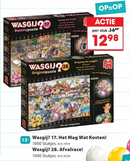 Wasgij   legpuzzel folder aanbieding bij  Top1Toys - details