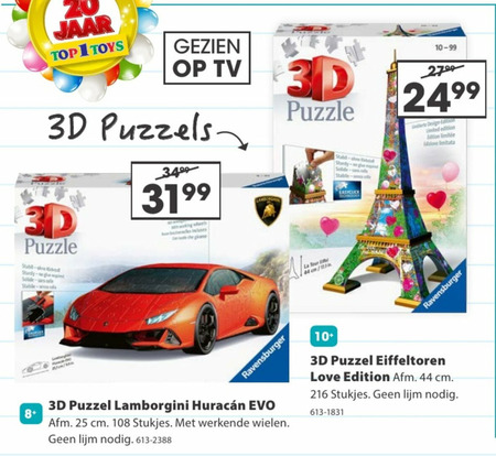 Ravensburger   3d-puzzel folder aanbieding bij  Top1Toys - details