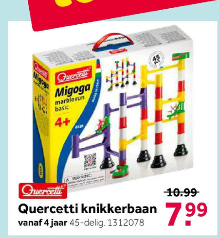 Quercetti   knikkerbaan folder aanbieding bij  Intertoys - details