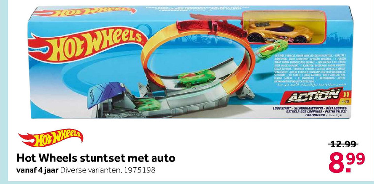 Hot Wheels   racebaan folder aanbieding bij  Intertoys - details