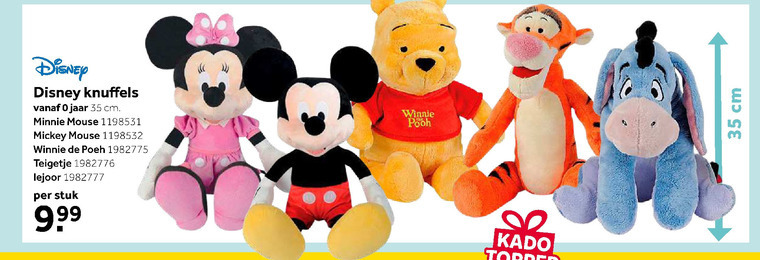 Disney   pluche en knuffels folder aanbieding bij  Intertoys - details