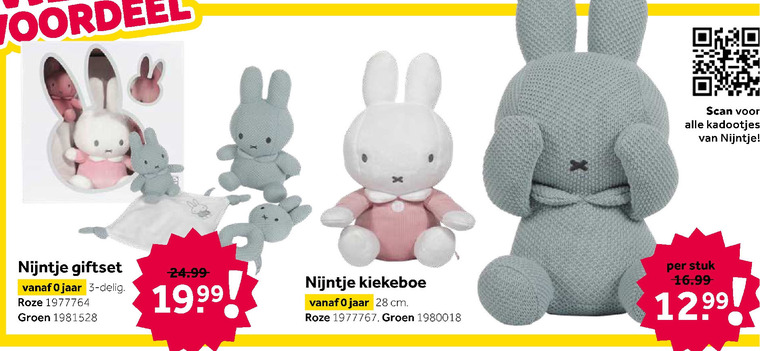 Nijntje   pluche en knuffels folder aanbieding bij  Intertoys - details