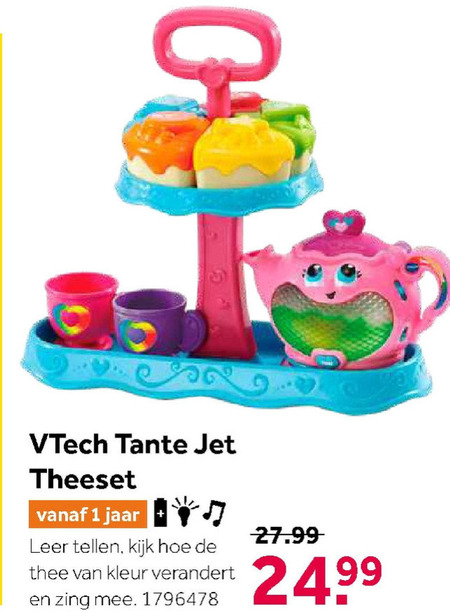 Fysica Ster Gouverneur VTech kinderspeelservies folder aanbieding bij Intertoys - details