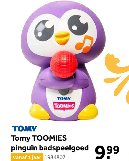 Tomy   badspeelgoed folder aanbieding bij  Intertoys - details