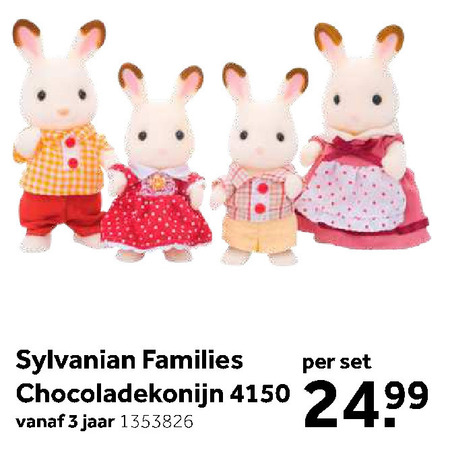 Sylvanian Families   poppetjes folder aanbieding bij  Intertoys - details