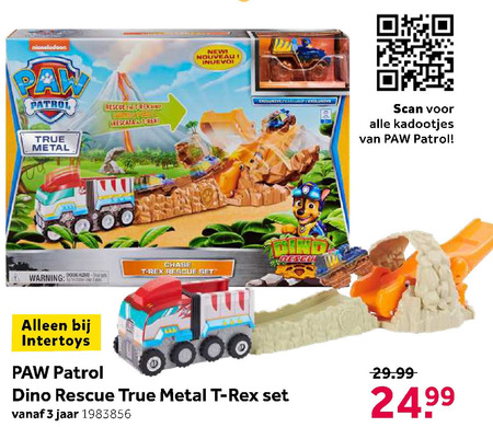 Paw Patrol   speelset folder aanbieding bij  Intertoys - details