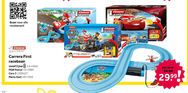 Super Mario Kart   elektrische racebaan folder aanbieding bij  Intertoys - details