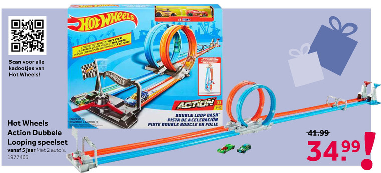 Hot Wheels   racebaan folder aanbieding bij  Intertoys - details