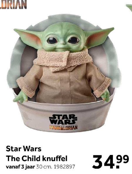 Star Wars   pluche en knuffels folder aanbieding bij  Intertoys - details