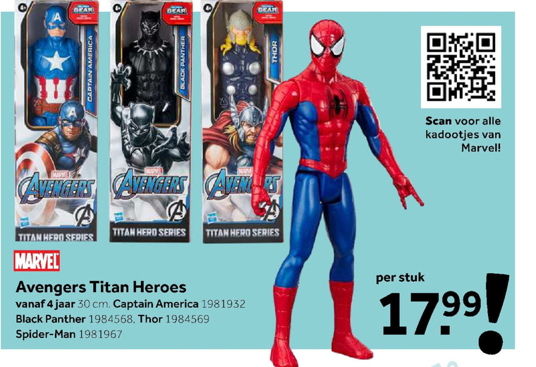 Marvel Avengers   aktiefiguur folder aanbieding bij  Intertoys - details