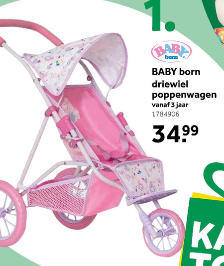 Baby Born poppenwagen folder bij Intertoys - details
