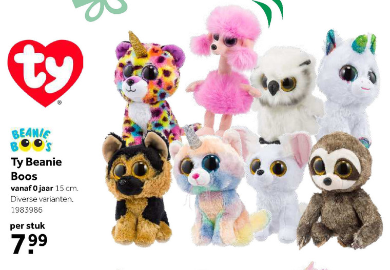 Ty Boo pluche en knuffels folder bij Intertoys -