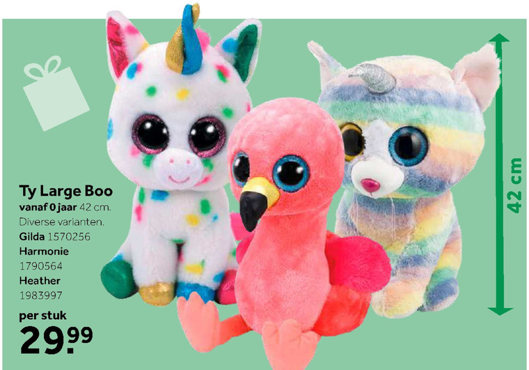 Ty Beanie Boo   pluche en knuffels folder aanbieding bij  Intertoys - details