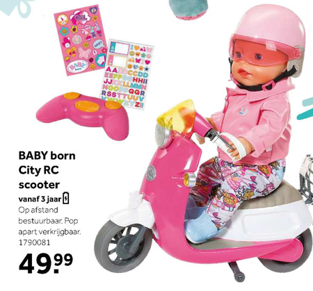 Baby Born   babypoppen accessoires folder aanbieding bij  Intertoys - details