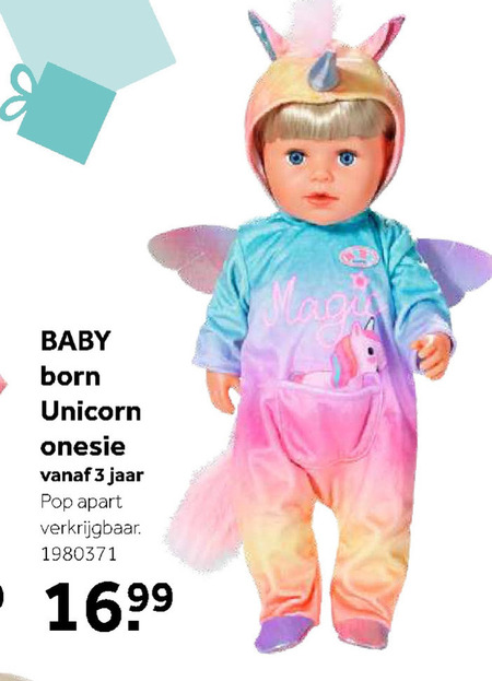 Baby Born   babypoppenkleding folder aanbieding bij  Intertoys - details