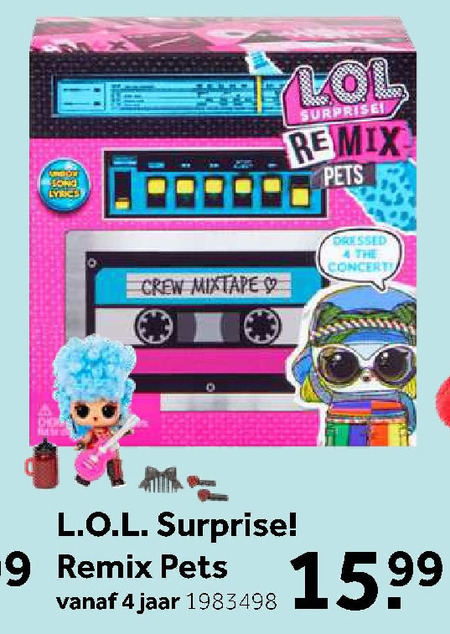 L.O.L. Surprise   poppetjes folder aanbieding bij  Intertoys - details