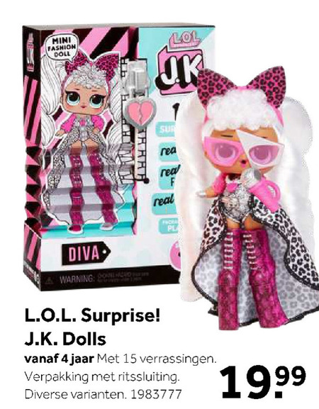 L.O.L. Surprise   poppetjes folder aanbieding bij  Intertoys - details