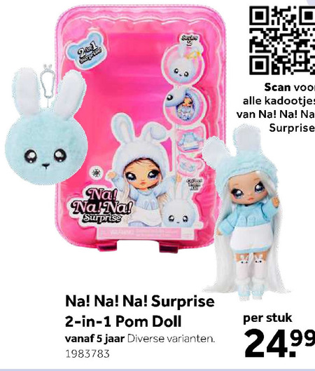 Na Na Na Surprise   poppetjes folder aanbieding bij  Intertoys - details