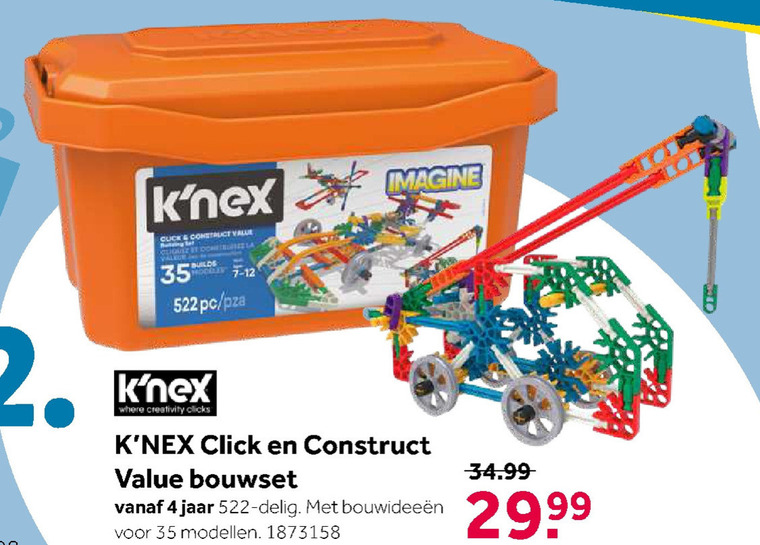 stromen Contract Statistisch knex folder aanbieding bij Intertoys - details