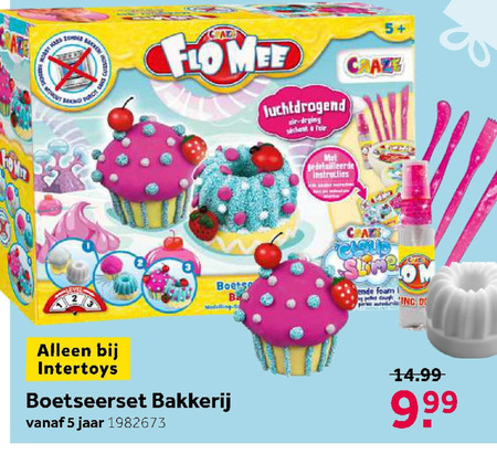 Flo Mee   kleispeelsets folder aanbieding bij  Intertoys - details