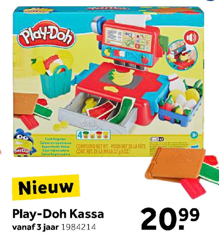 Play-Doh   speelkassa folder aanbieding bij  Intertoys - details