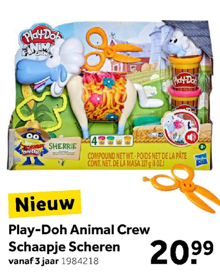 Play-Doh   kleispeelsets folder aanbieding bij  Intertoys - details