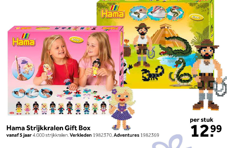 Hama   strijkkralen folder aanbieding bij  Intertoys - details