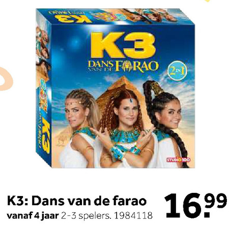 K3   kinderspelletje folder aanbieding bij  Intertoys - details