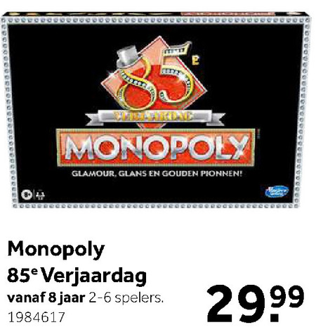 Monopoly   spelletje folder aanbieding bij  Intertoys - details