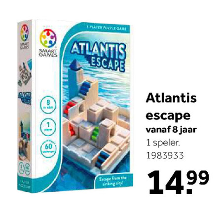 Smart Games   puzzelspelletje folder aanbieding bij  Intertoys - details