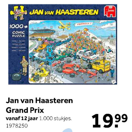 Jan van Haasteren   legpuzzel folder aanbieding bij  Intertoys - details