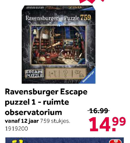 Ravensburger   legpuzzel folder aanbieding bij  Intertoys - details