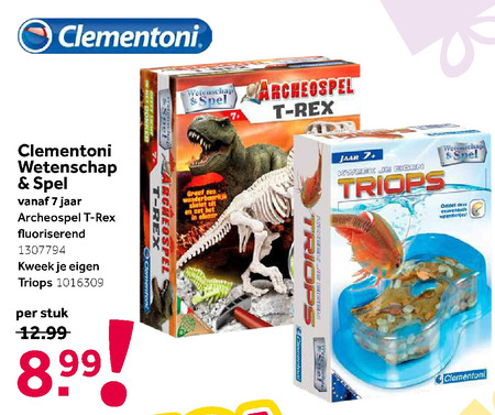 Clementoni   onderzoeksdoos folder aanbieding bij  Intertoys - details