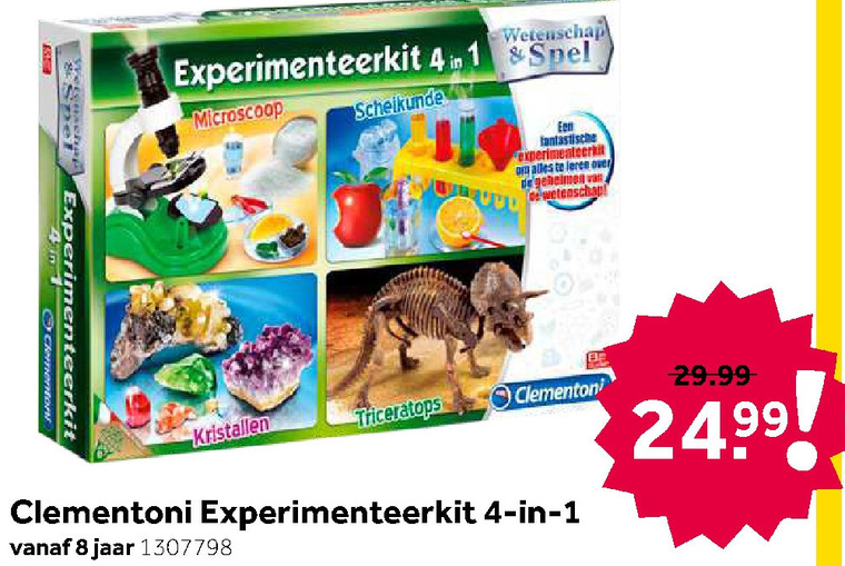 Clementoni   onderzoeksdoos folder aanbieding bij  Intertoys - details