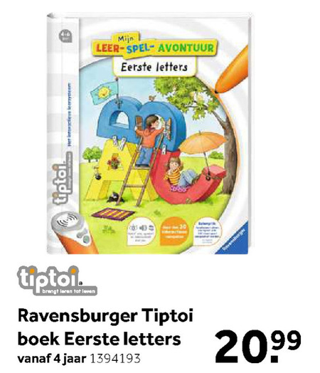 Ravensburger   tiptoi folder aanbieding bij  Intertoys - details