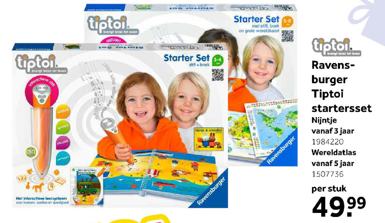 Ravensburger   tiptoi folder aanbieding bij  Intertoys - details