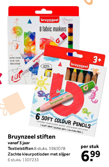 Bruynzeel   viltstiften folder aanbieding bij  Intertoys - details