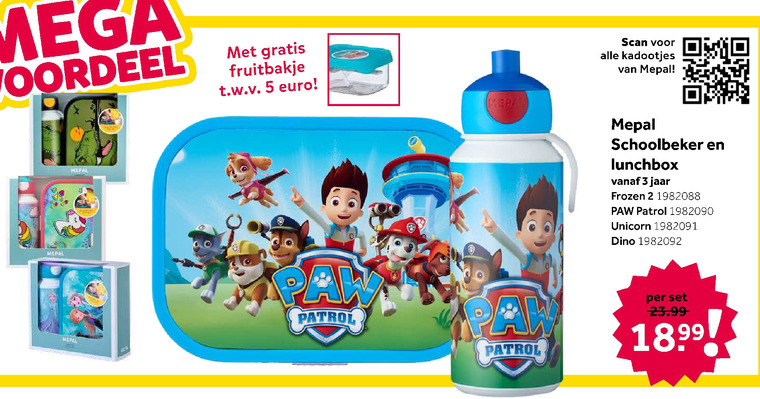 Mepal   schoolbeker, lunchbox folder aanbieding bij  Intertoys - details