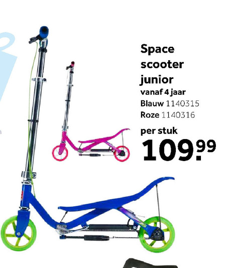 SpaceScooter   kinderstep folder aanbieding bij  Intertoys - details