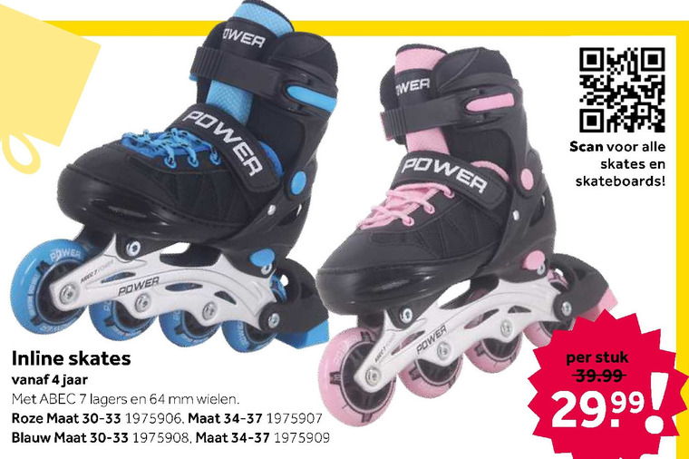 Verleiding schommel Nu al inline skate folder aanbieding bij Intertoys - details