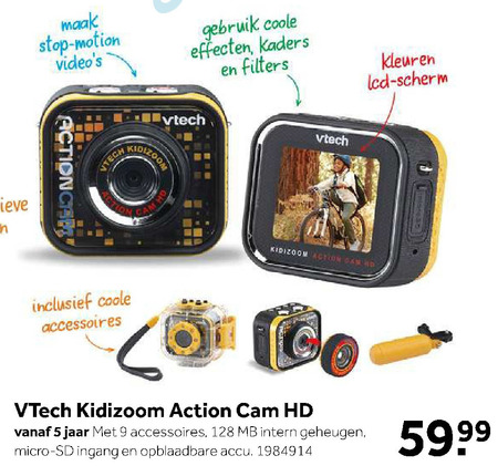 VTech   kindercamera folder aanbieding bij  Intertoys - details