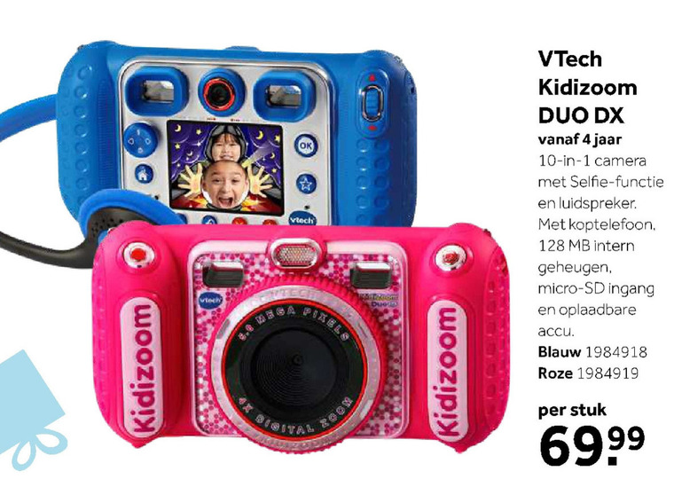 VTech   kindercamera folder aanbieding bij  Intertoys - details