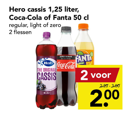 Fanta   cola, frisdrank folder aanbieding bij  Deen - details