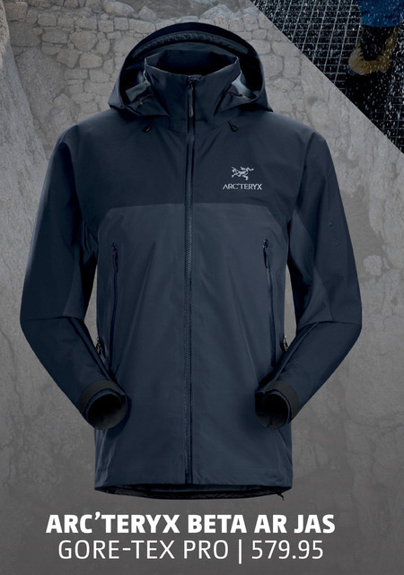 Arcteryx   heren jack folder aanbieding bij  Bever - details