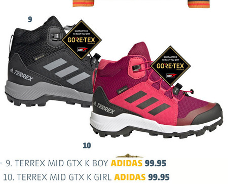 Adidas   wandelschoenen folder aanbieding bij  Bever - details