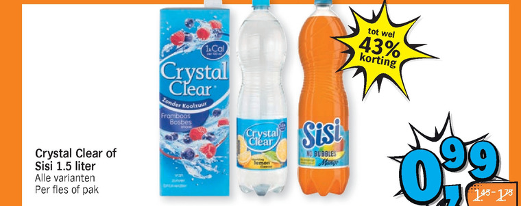 Sisi   fruitdrank, frisdrank folder aanbieding bij  Albert Heijn - details