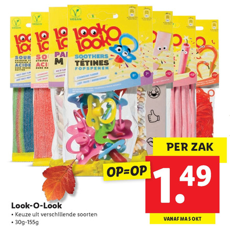 Look-o-Look   snoep folder aanbieding bij  Lidl - details