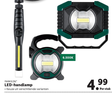 Frank analyseren Beurs Parkside looplamp, bouwlamp folder aanbieding bij Lidl - details