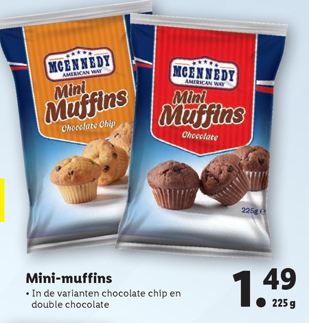 details muffins McEnnedy folder Lidl bij aanbieding -